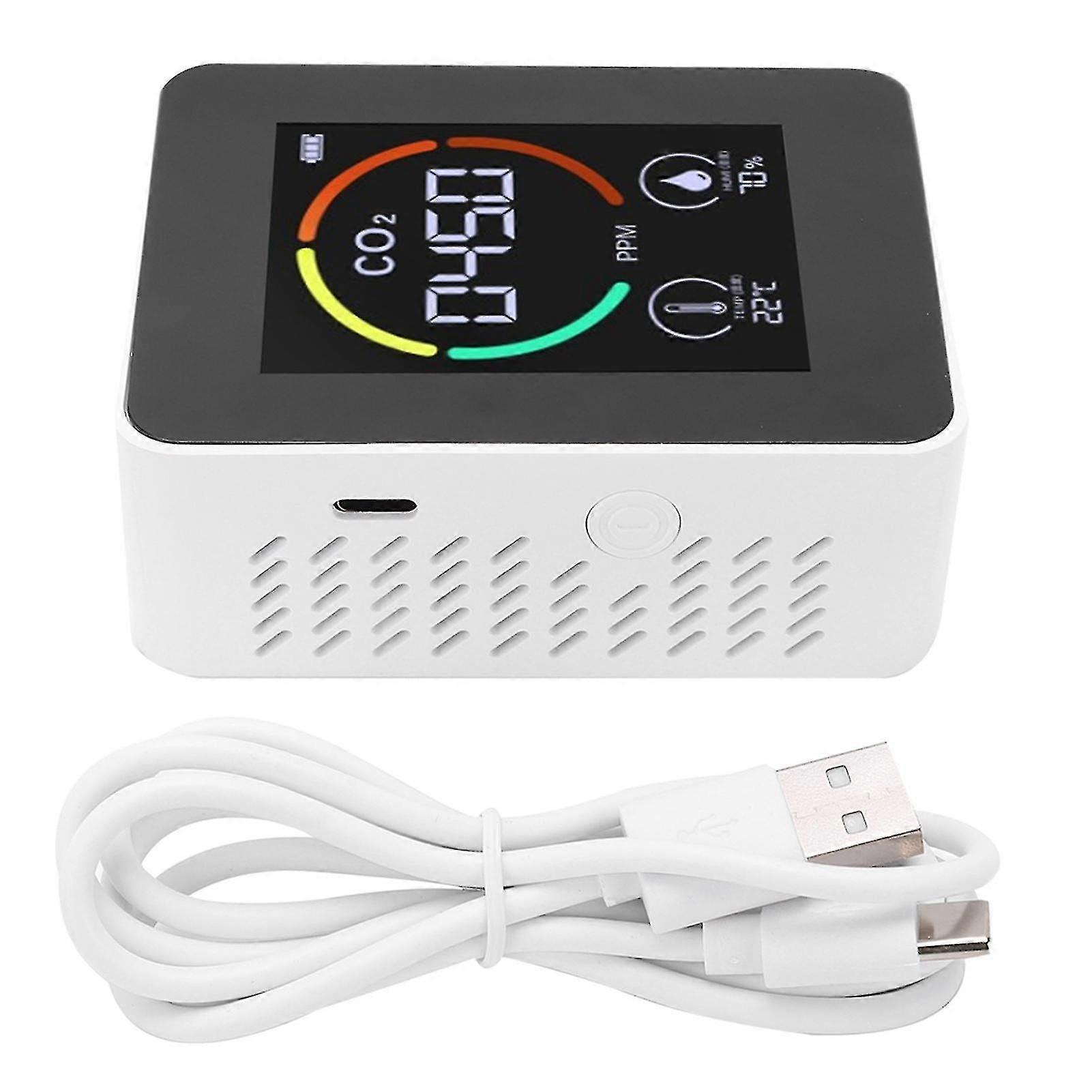 Co2 detector carbon dioxide gas concentration meter temperature humidity measuring machine