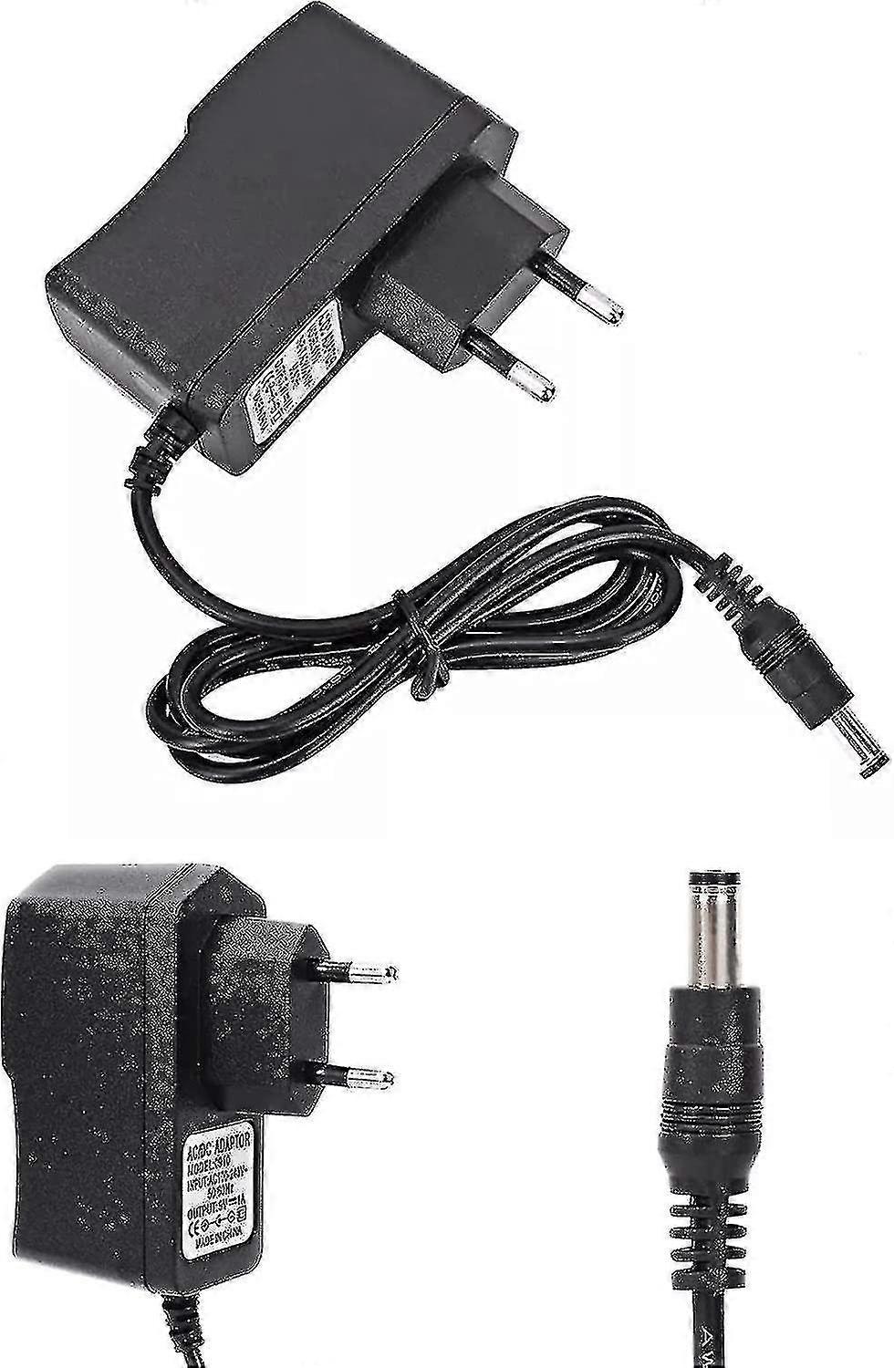 Klavye Piyano Güç Kaynağı, Dijital Klavye için Evrensel 9v Ac / dc Güç Kaynağı E-piyano Klavir Klavye Müzik Aleti, 100-240v (ab Tak) Qxuan