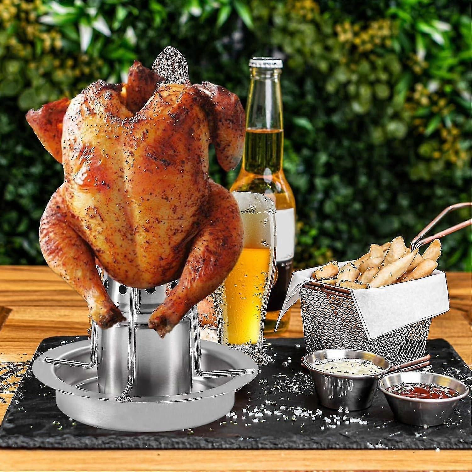 Boss Pellet Grill Pit Boss Beer Can Chicken Holder Barbecue Beer