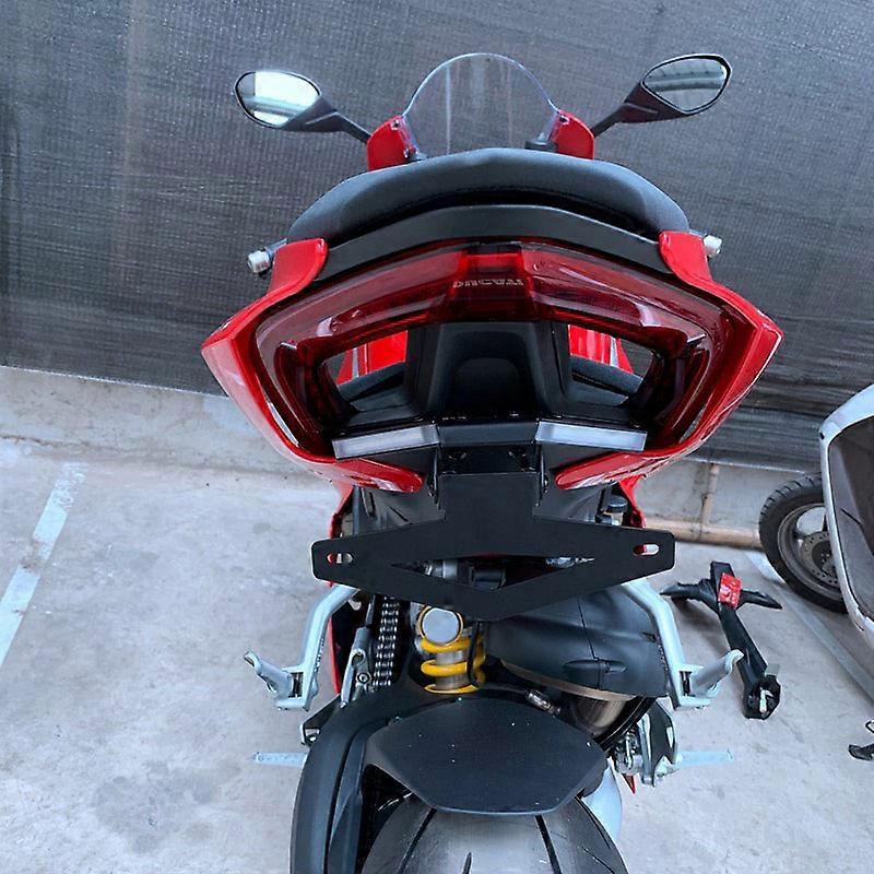 thumbnail image 2 of 21 LED Universal Motorcycle Tail Light – Red/Amber/White – Integrated Brake, Turn & License Light 2 of 6