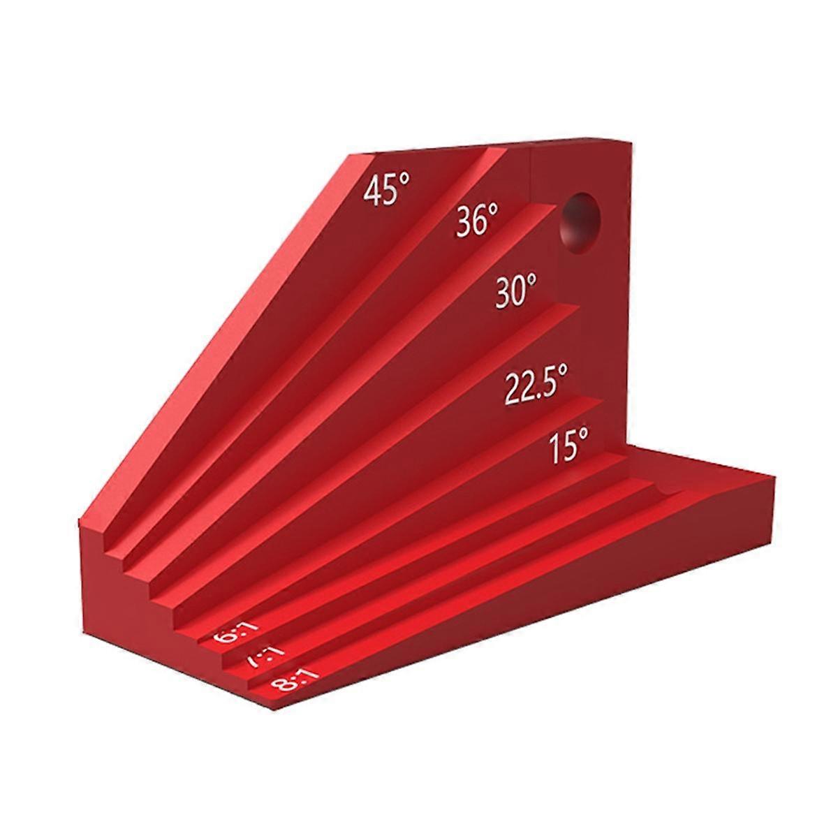 Woodworker's Ruler Angle Ruler Multi-Functional 30 Degrees 45 Degrees Optional Angle Auxiliary Gaug