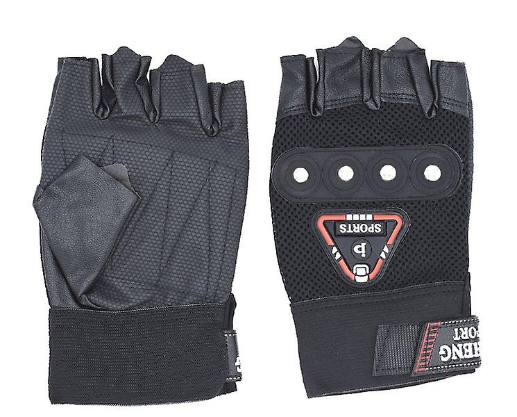 Fingerløse handsker med runde nitter