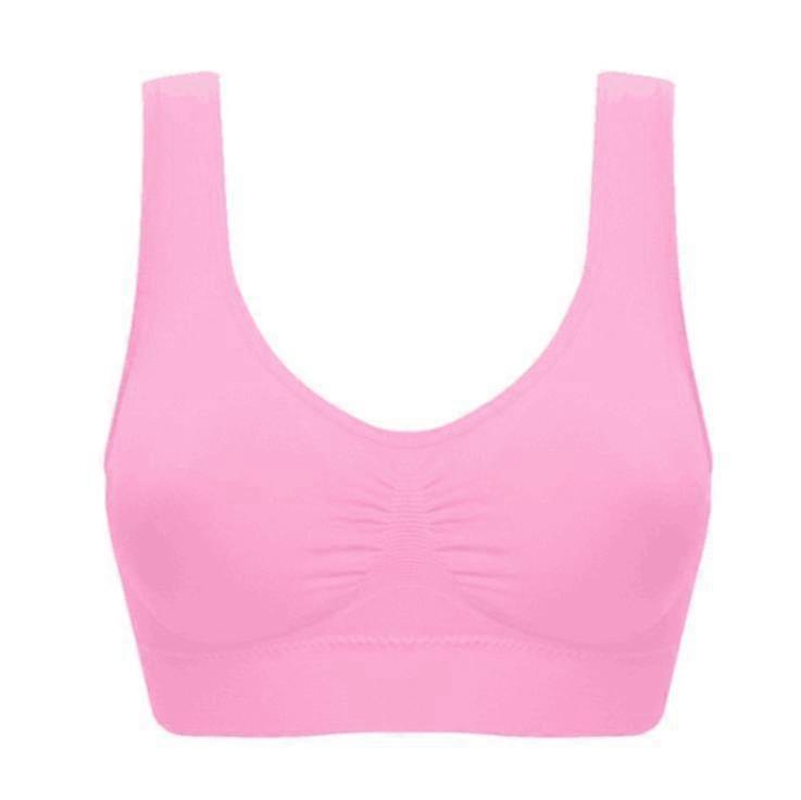 Soutien-gorge de sport confortable sans couture pour femmes avec coussinets amovibles