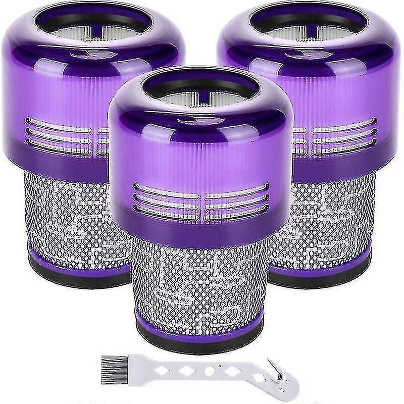 3er-Pack Filter für Dyson V11 Absolute Extra Pro Animal Torque Drive V15 Detect Staubsauger, ersetzt Nr. 970013-02
