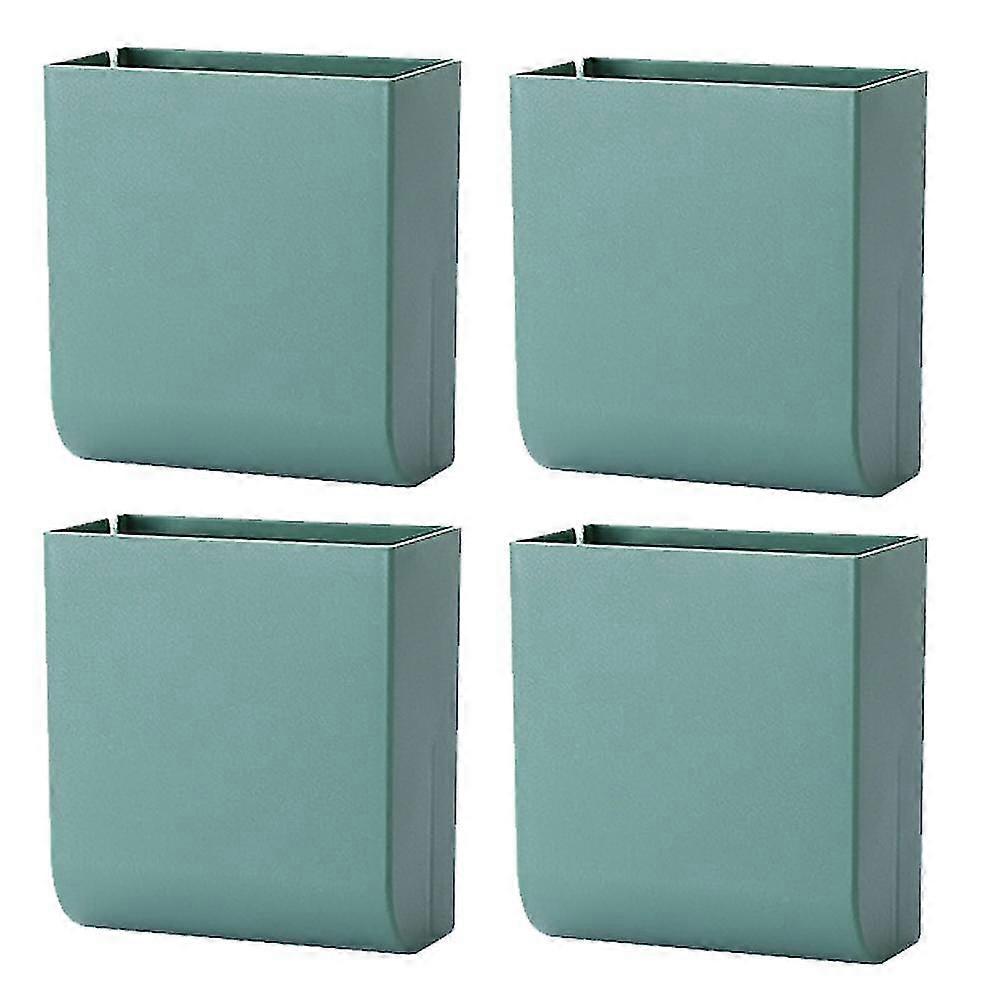 Self Adhesive Organizer Storage Box Remote Control Holder Media Organizer Compatible With Phone Remote ControlGreen