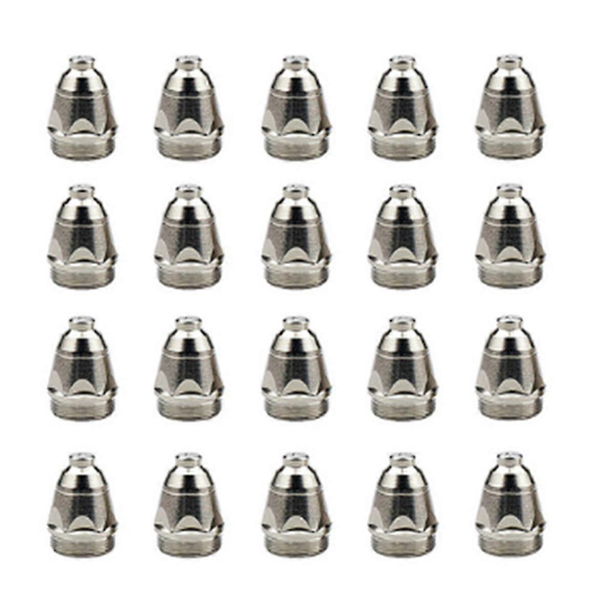 20 Sets of P80 Plasma Cutting Nozzle 1.7 Holes Cutting Machine Torch Nozzle Accessories Electrode Nozzle