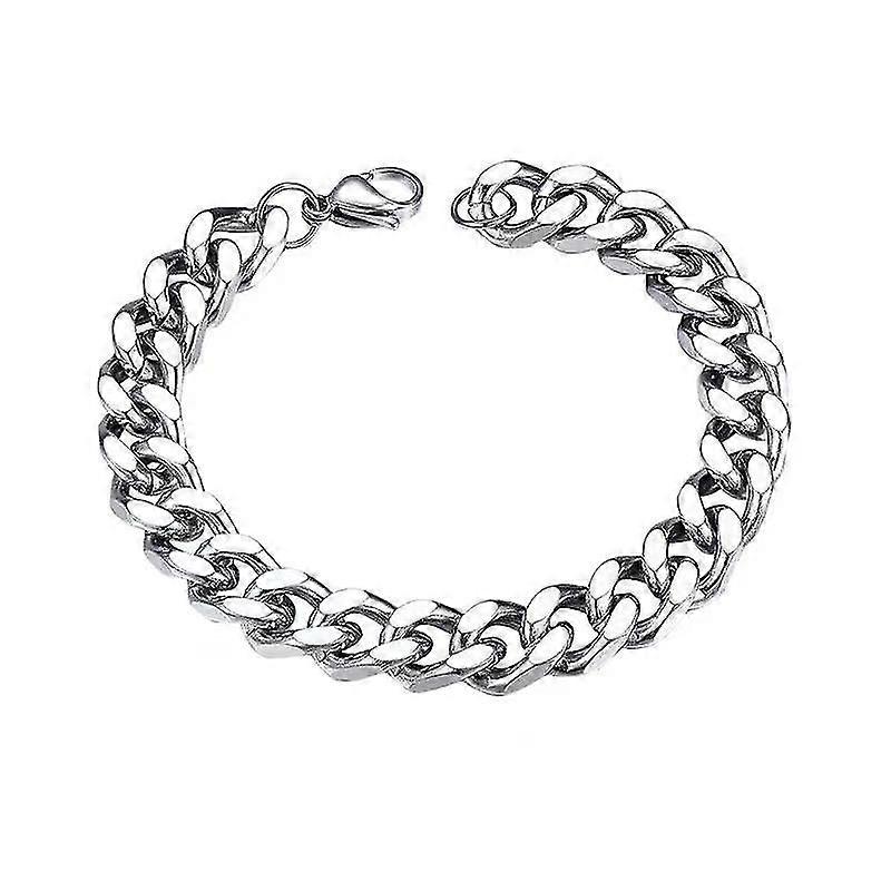 Armband Cuban Link, Silver 21CM