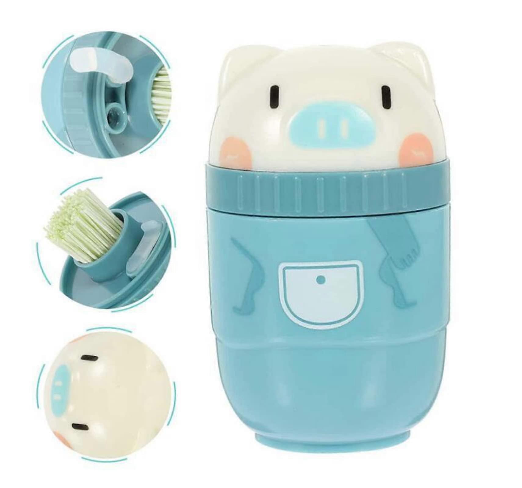 Ear Hole Cleaner with Liquid Set, Disposable Piercing Cleaning Line Care Tool