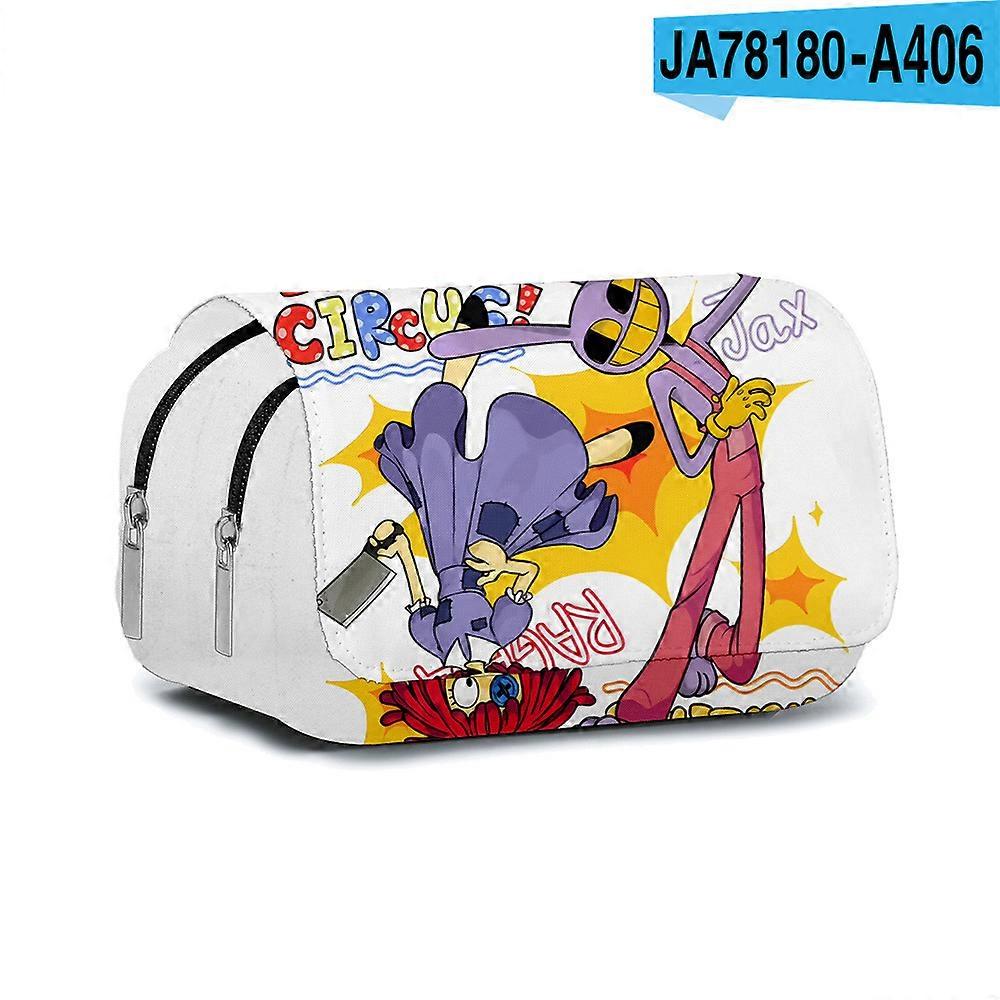 The Amazing Digital Circus Amazing Digital Circus Double-Layer Flip-Top Federmäppchen Schreibwarenbox