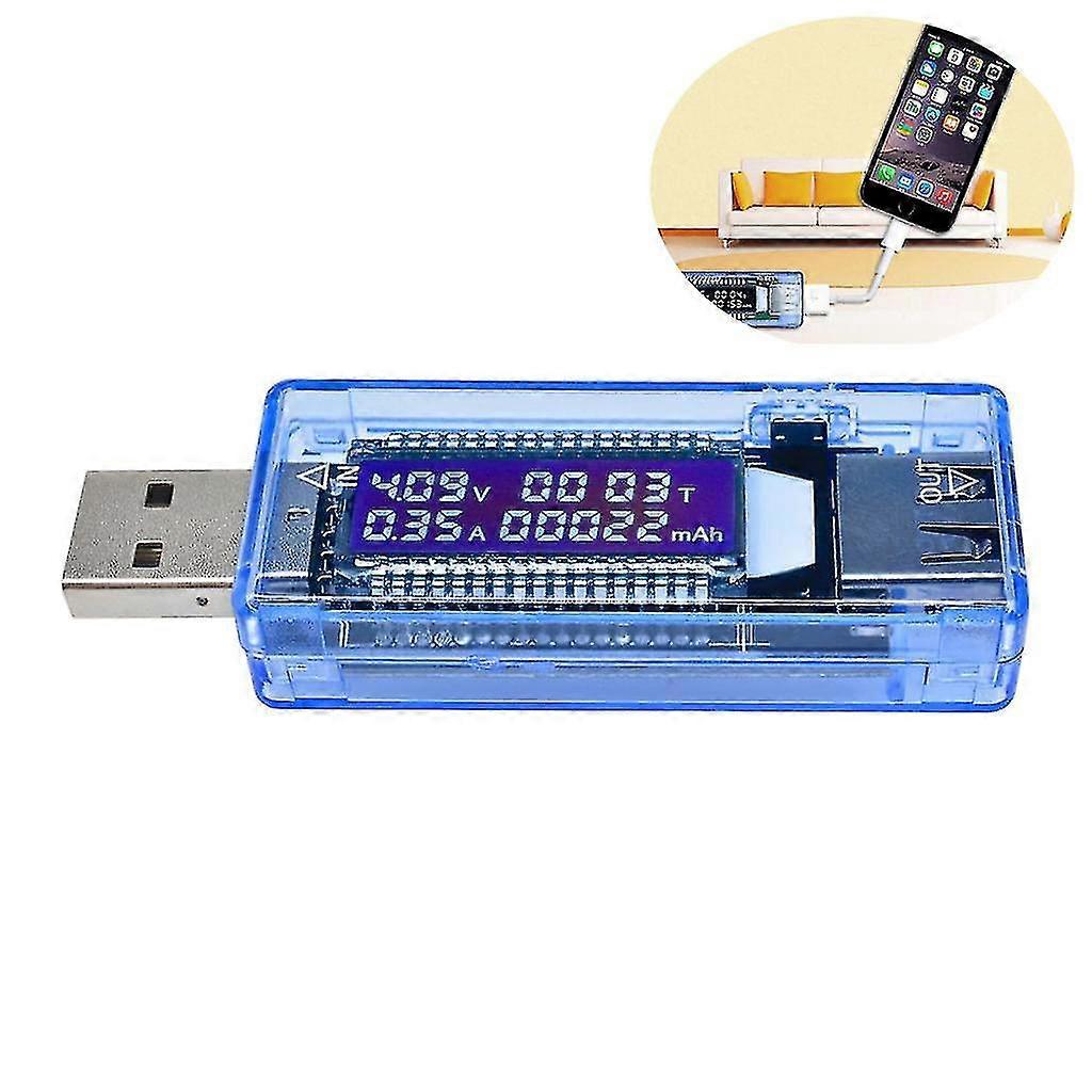 3 X Usb Charger Doctor Multimeter Charger Detector Power Consumption Meter Voltage Meter Digital Voltmeter