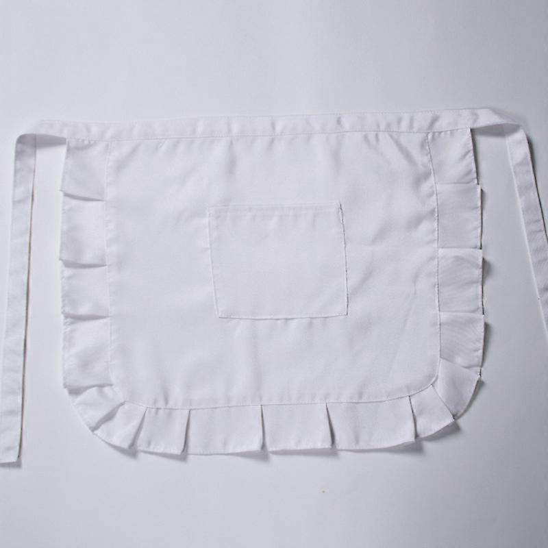 Short Waist Kitchen Apron Lace Half