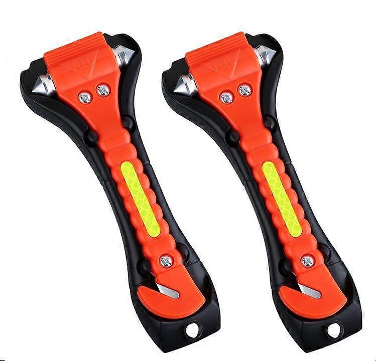 Car Safety Hammer 2pcs, Emergency Escape Tool Car Window Breaker with Survival Hammer