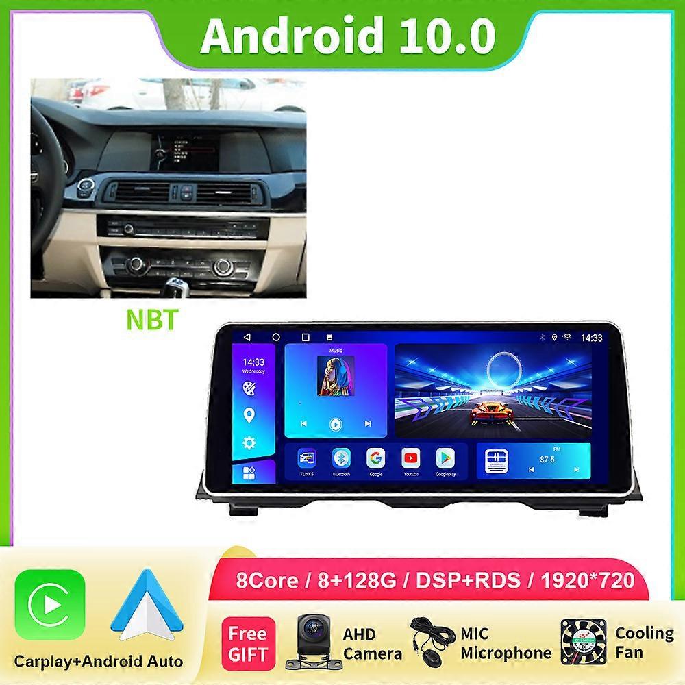 12.3 Inch Wireless Carplay Auto Android Car Multimedia Display Screen for BMW 5 Series F10 F11 F12 NBT GPS Navigation