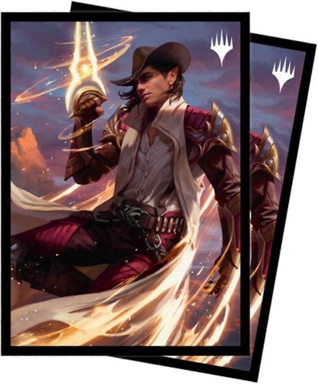 MTG Outlaws of Thunder Junction 100ct προστατευτικό κατάστρωμα μανίκια Key Art 3