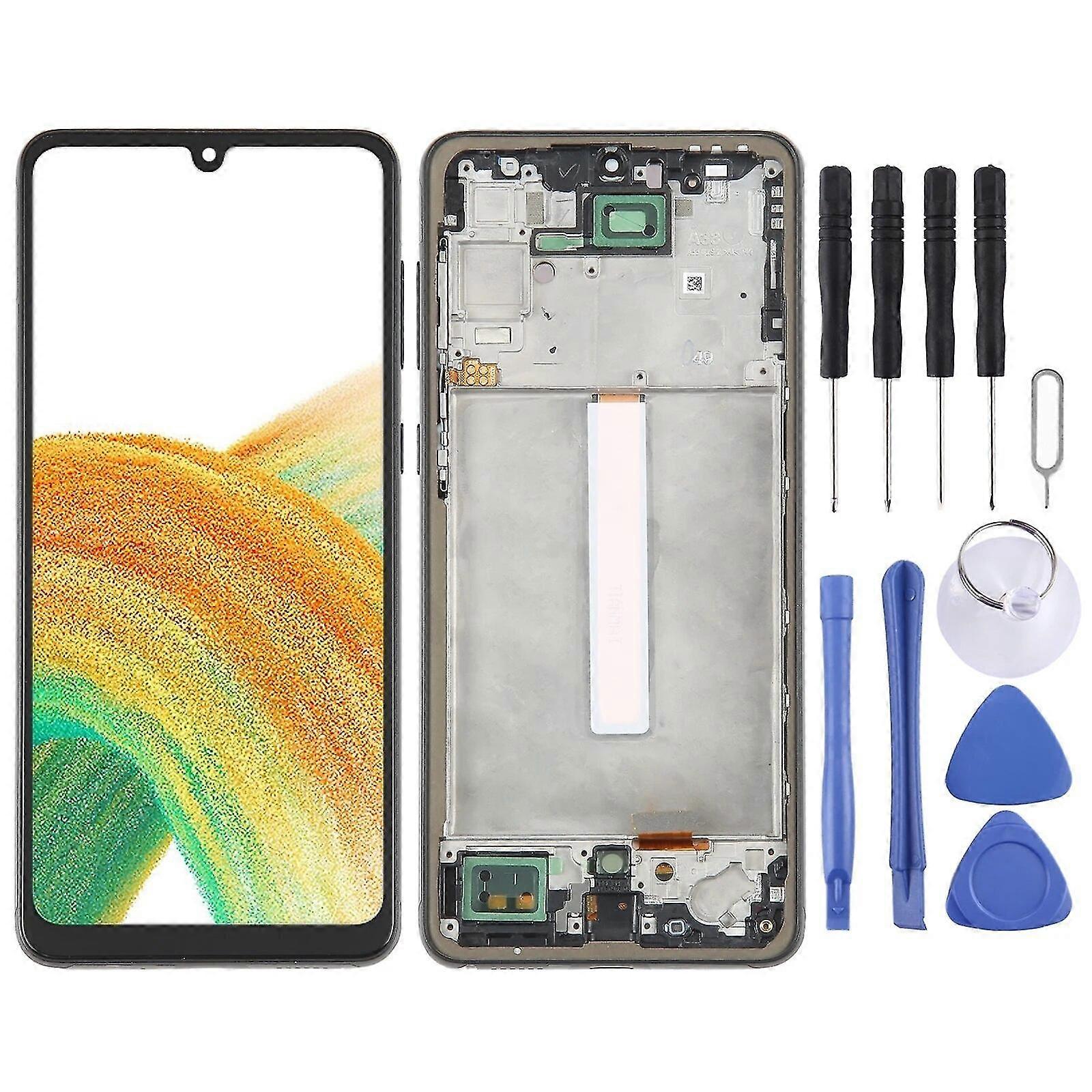 Oled Lcd Screen Compatible Samsung Galaxy A33 5g Sm-a336 Digitizer Full Assembly With Frame
