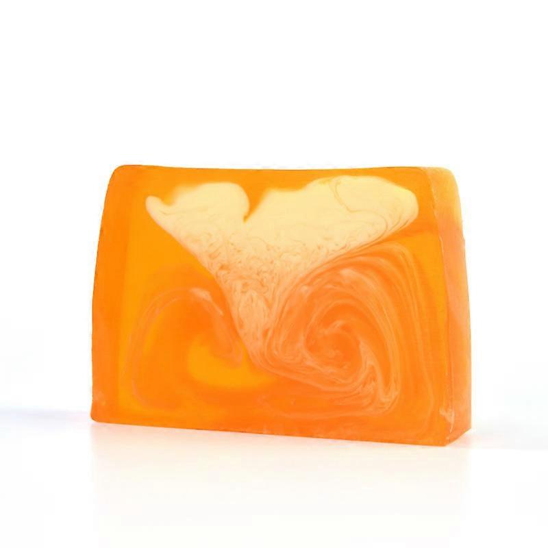 Orange Soaps Essential Oil Handmade Face Washing Soap