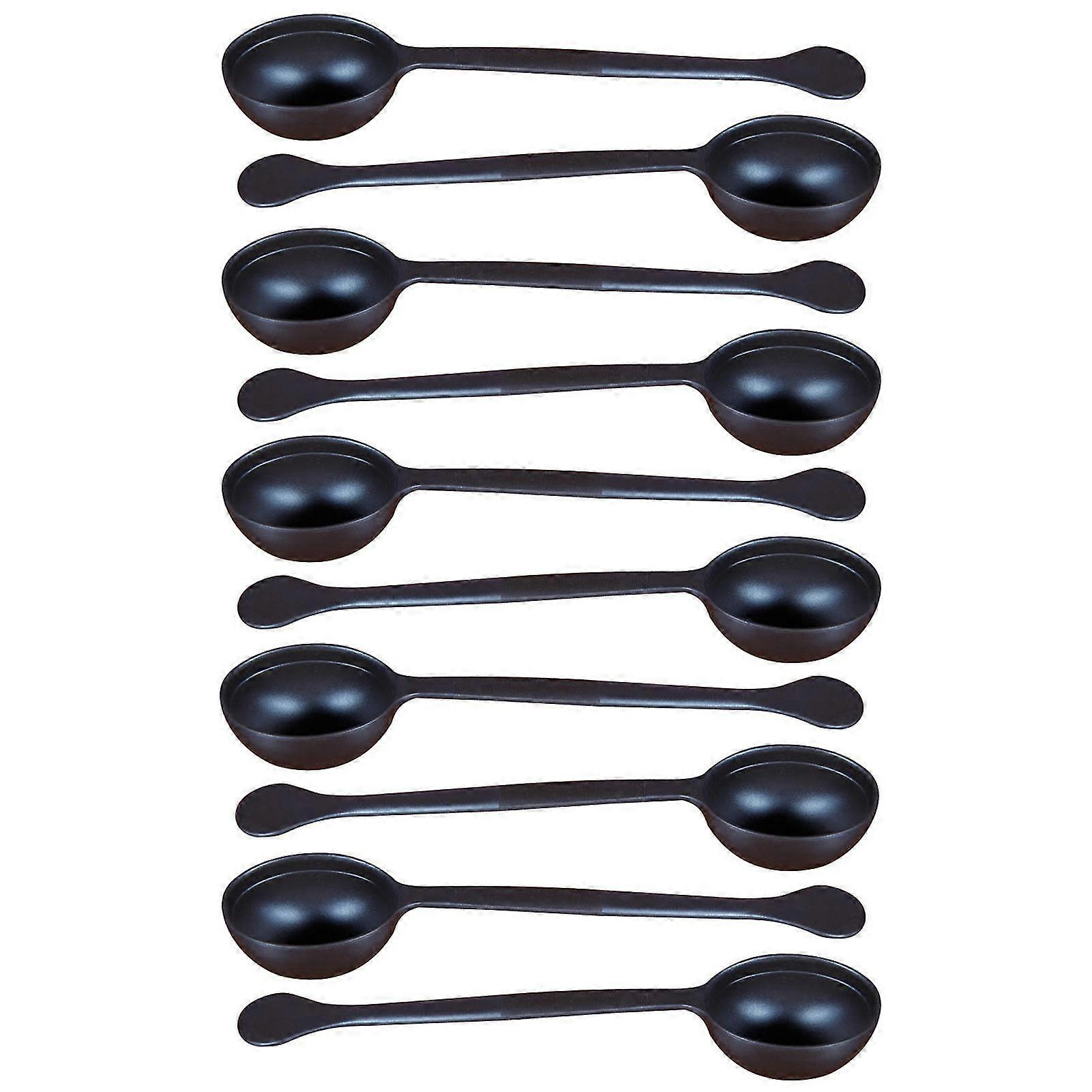 10pcs Plastic Measuring Spoon Scoop Coffee Beans Bar Kitchen Home Baking Tool Q