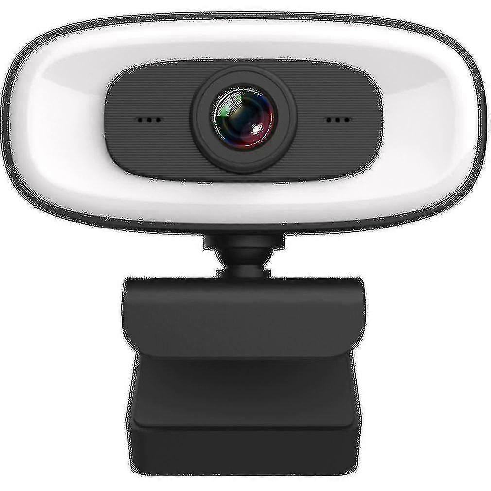 Web Kamerası 2k Otofokus USB Full HD Halka Işık Web Kamerası, Gürültü Azaltma Web Kameralı