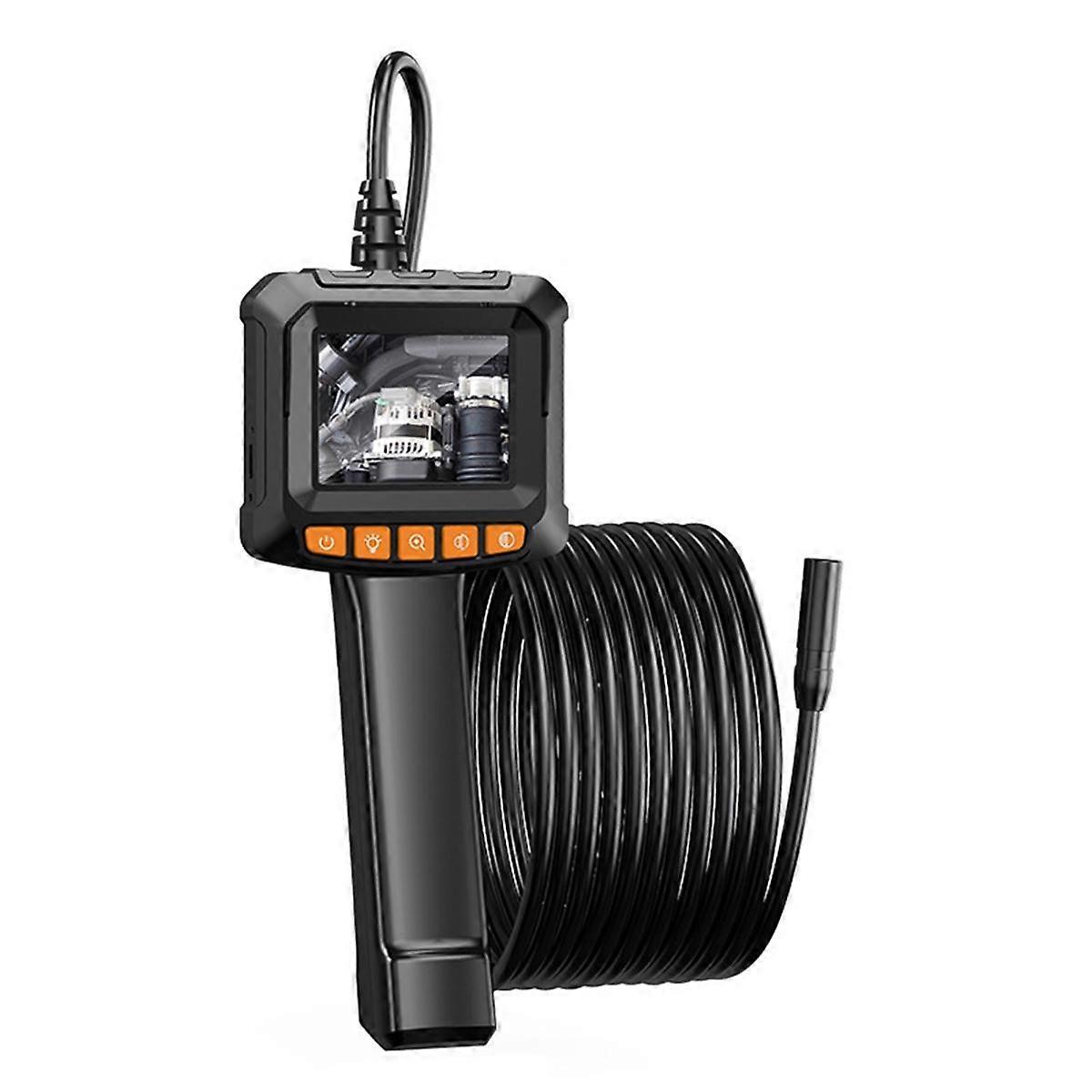 2.4 Inch Industrial Handheld Endoscope Camera Single Lens Sewer Car Inspection Camera IP67 Waterproof HD 1080p for Pipe