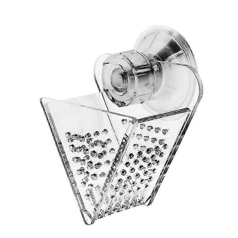 Aquarium Red Worm Feeder, V-Type Fish Feeding Cup with Suction, 1pcs