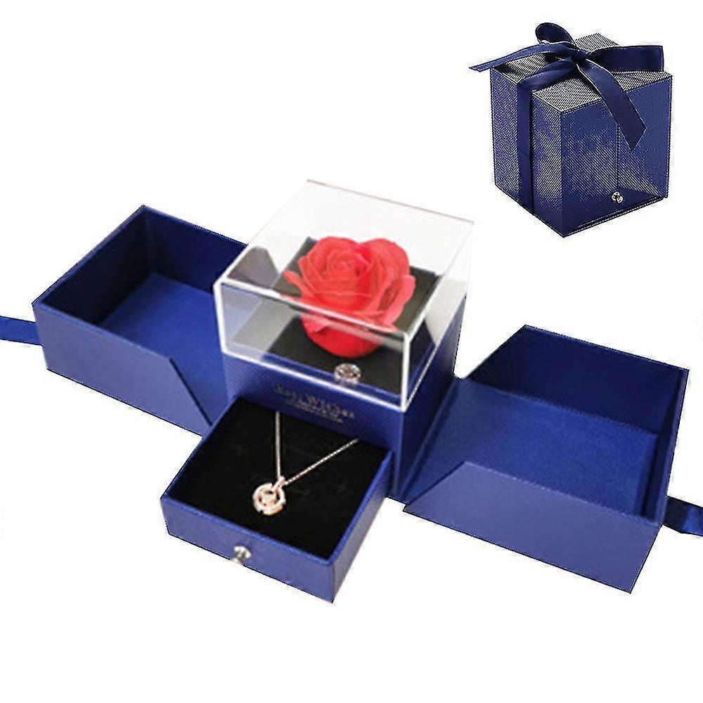 Rosenbox, als Geschenk mit einer Geschenkbox für Muttertag oder Jubiläum