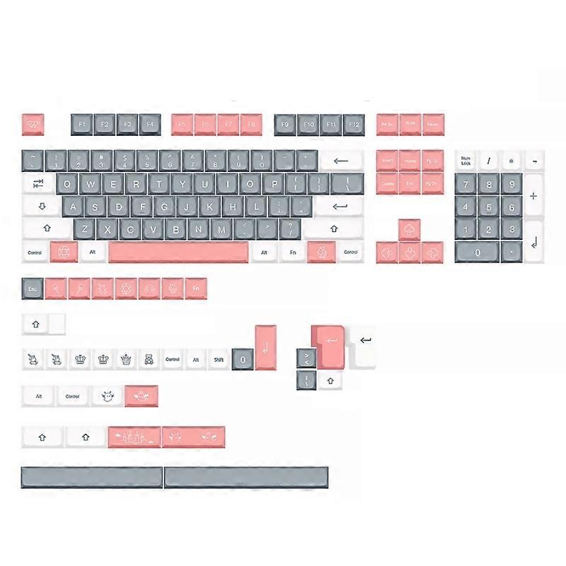 Dye Sublimation Keycap XDA Profile Mechanical Keyboard PBT Keycap 139Keys/Set