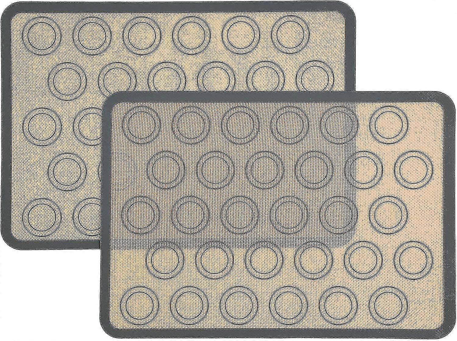 Baking Mat For Macarons Made Of Silicone, 2 Pieces