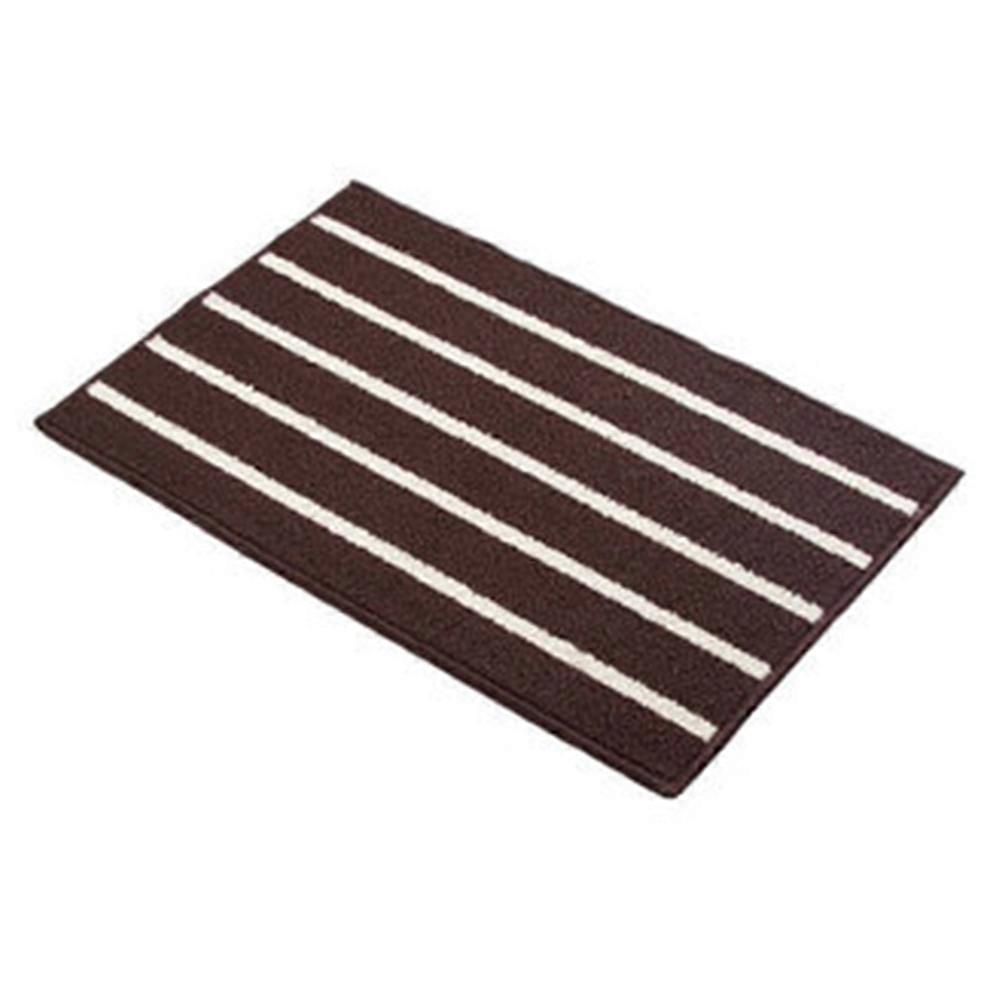 Simple Stripe Long Ground Floor Door Mat Carpet 43x65cm
