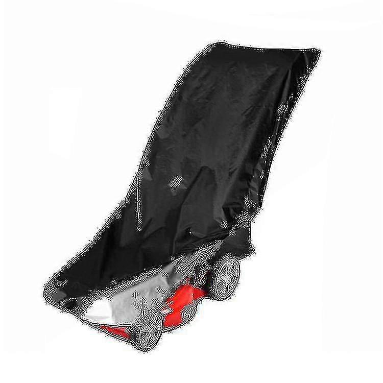 Waterproof Lawn Mower Cover With Drawstring And Cover Storage Bag Black