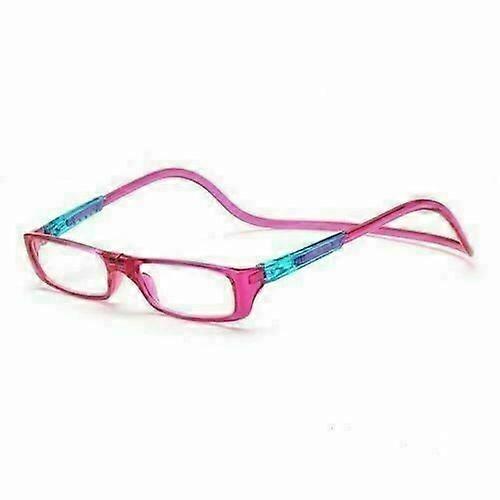 1.0-4.0 Hanging Magnetic Reading Eyeglasses Front Snap Click Connect Neck