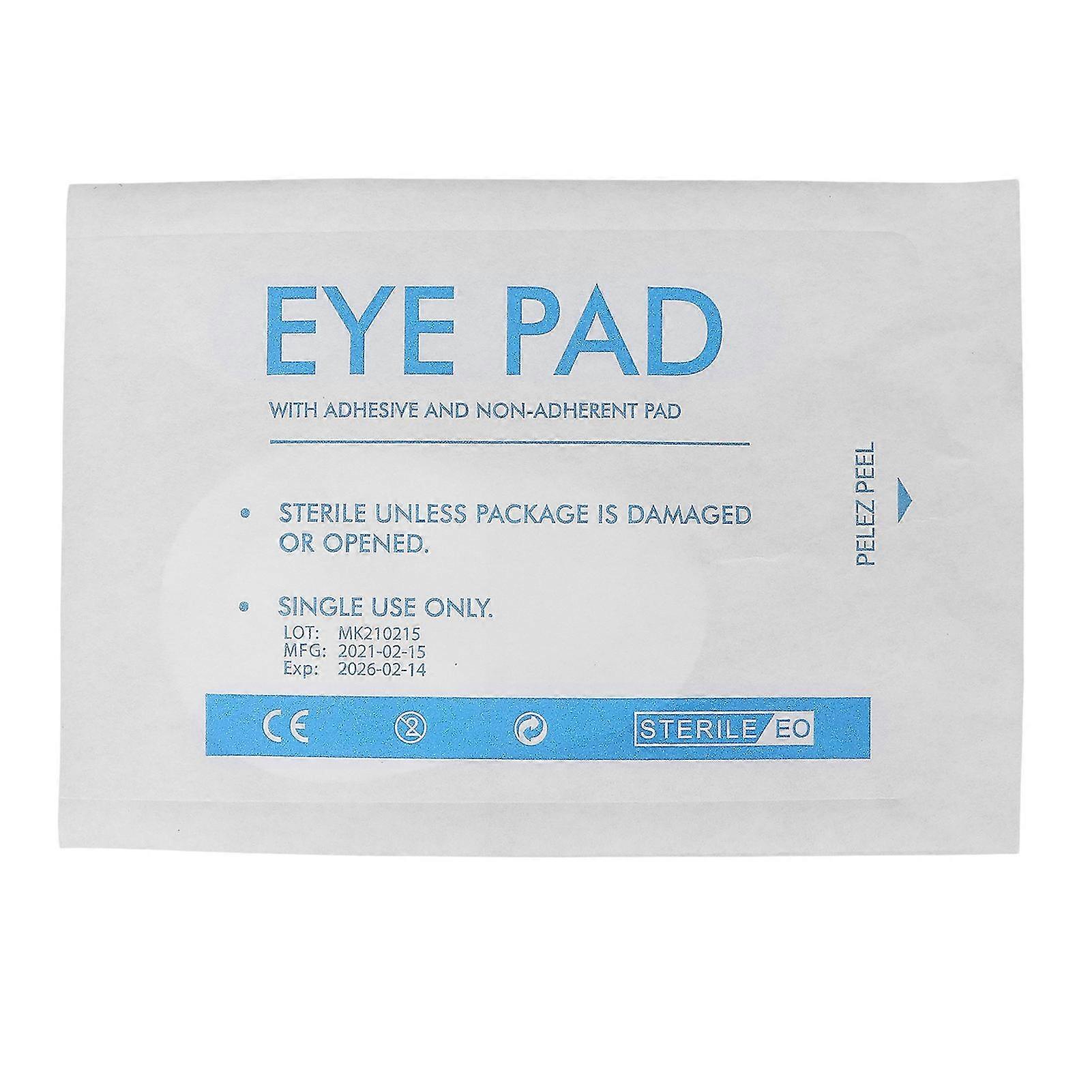 Sterile Oval Shaped Eye Pads for Wound Care and Protection 7 X 9cm