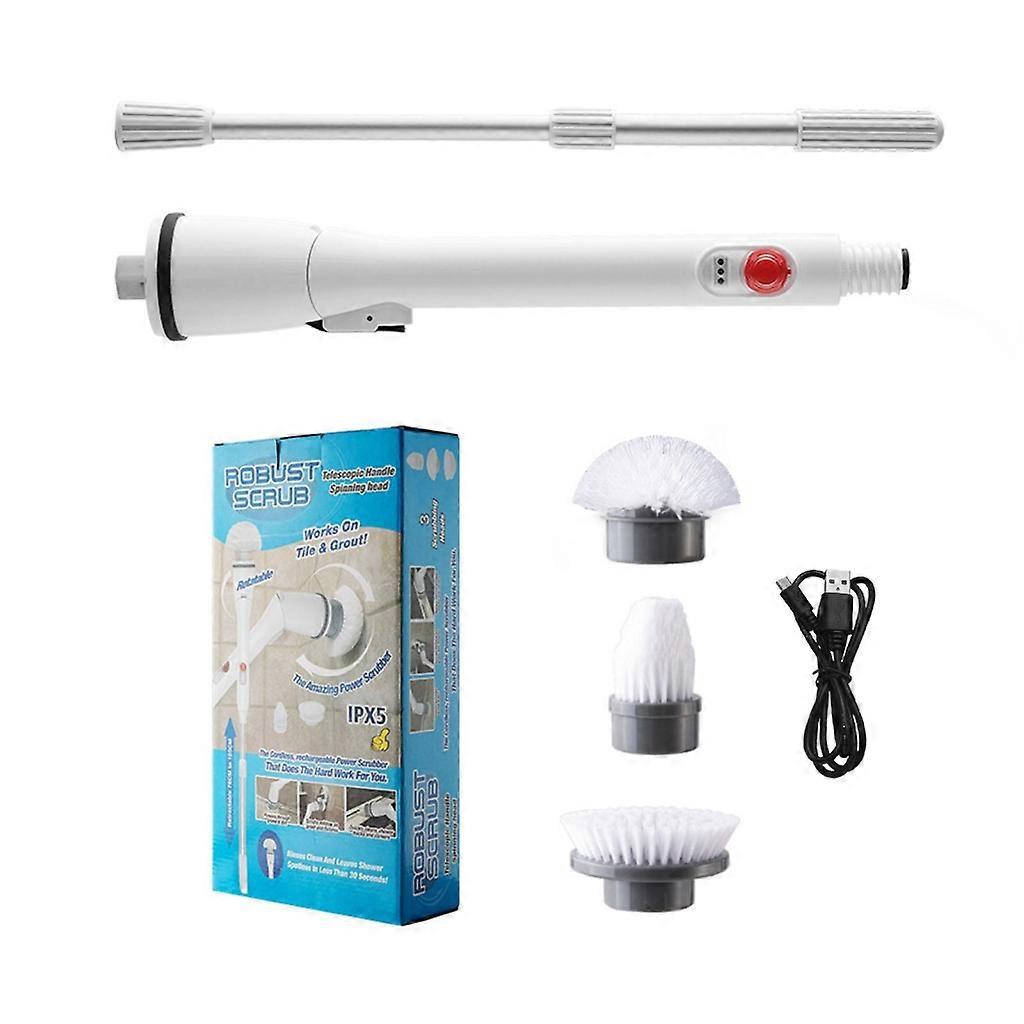 Chargeable Electric Spin Scrubber Cleaning Brush Cordless Bathroom Cleaner