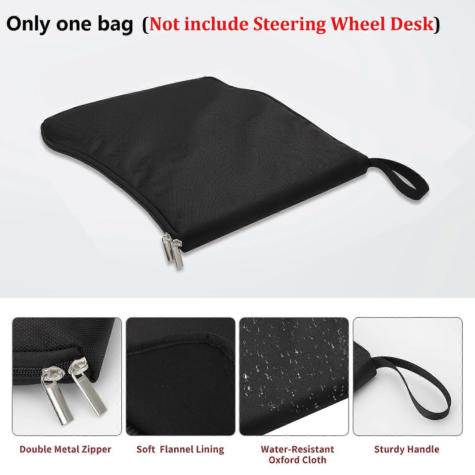 Table For Tesla Model 3 Model Y Steering Wheel Board Laptop Notebook Foldable Desk Mount Eating Drinking Tray Holder,Storage bag