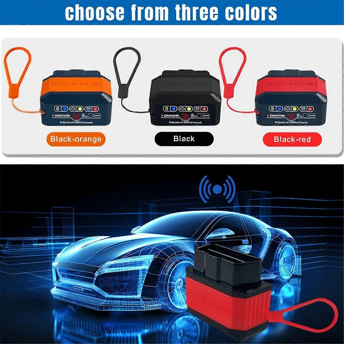KW905 V1.5 OBD2 Scanners Bluetooth 5.0 for Android/IOS Car Diagnostic Tool Code Reader A