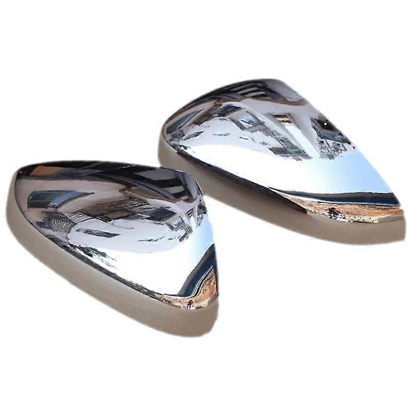 Chrome Car Styling Side Mirrors Glossy Pairs Cover Accessories for Peugeot 3008 5008 2017 2018 Rearview Rear View OverlayMotor Vehicle Mirrors