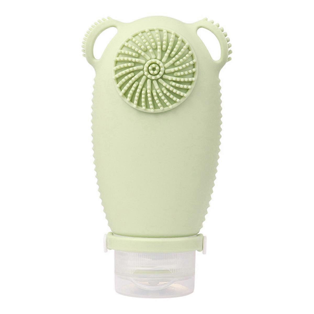 Silicone Travel Refillable sticle de curățare perie portabil șampon sticle loțiune cosmetice container H