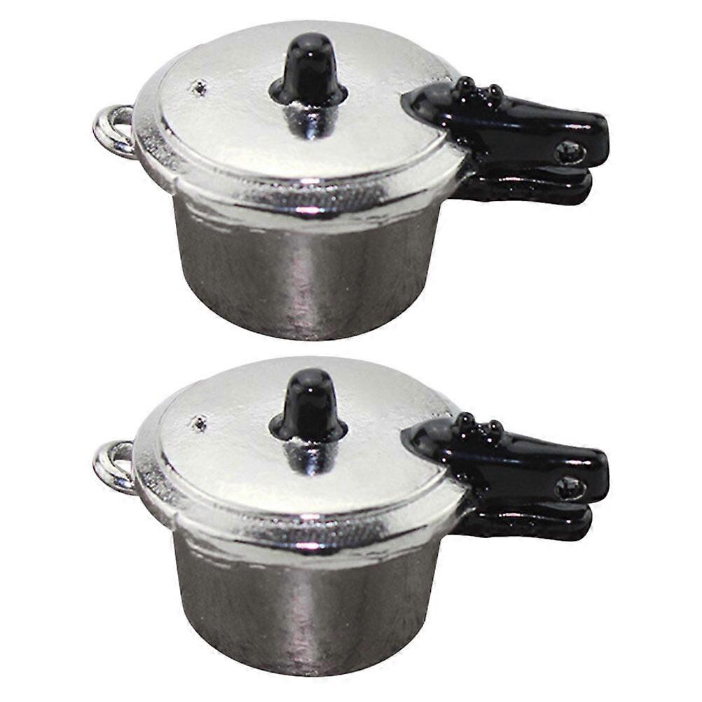 2 st mini tryckkokare modell legering tryckkokare mini hustillbehör