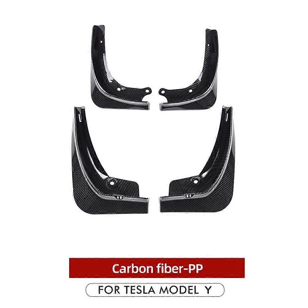 4Pcs Car Mud Flaps For Tesla Model 3 Model Y Mudguards Splash Guards Fender Front Rear Wheel Mudguard For Model3 ModelY Fender
