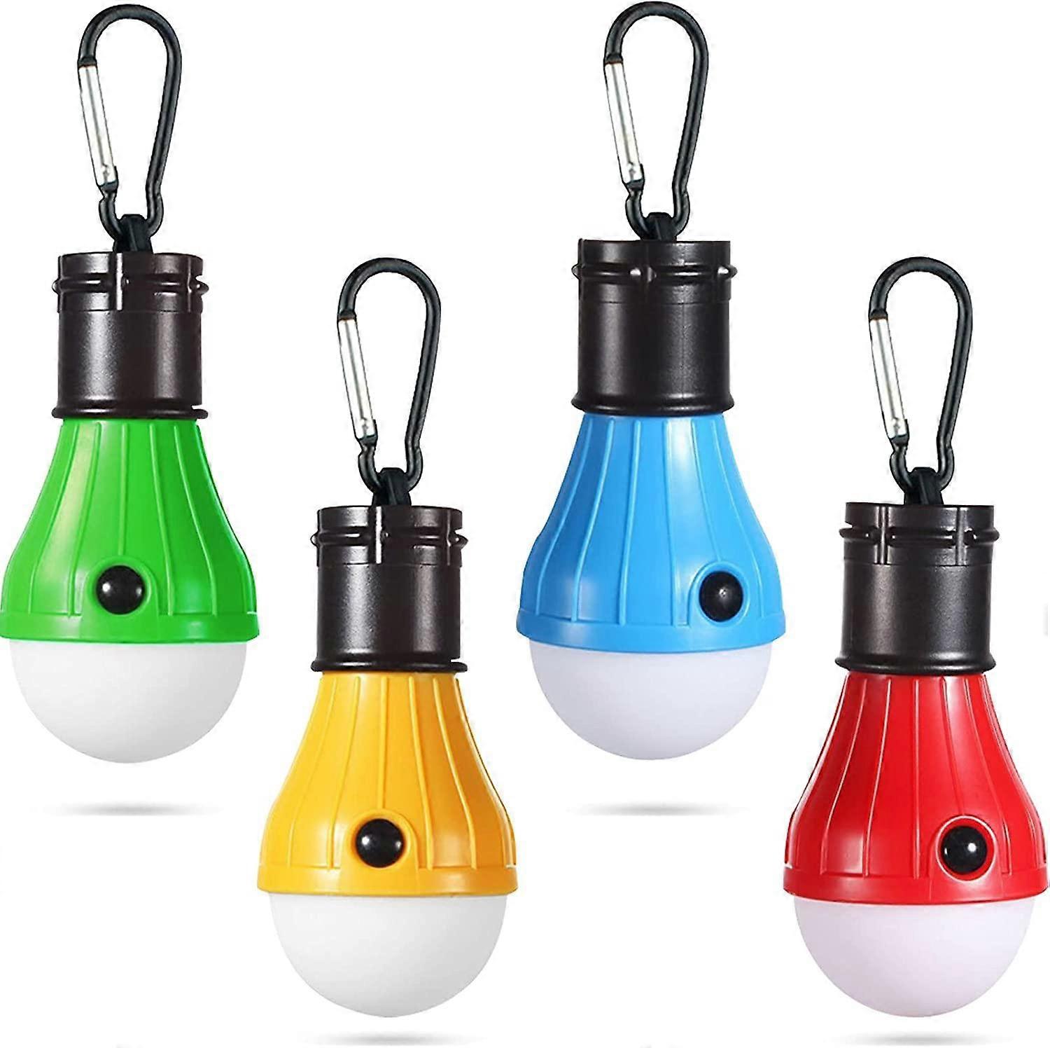 4 Pack Led Camping Tent Lights Waterproof Emergency Light Bulb