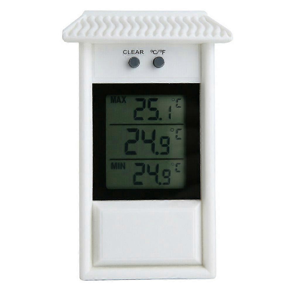 Waterproof Outdoor Max Min Digital Thermometer Greenhouse Garden ...