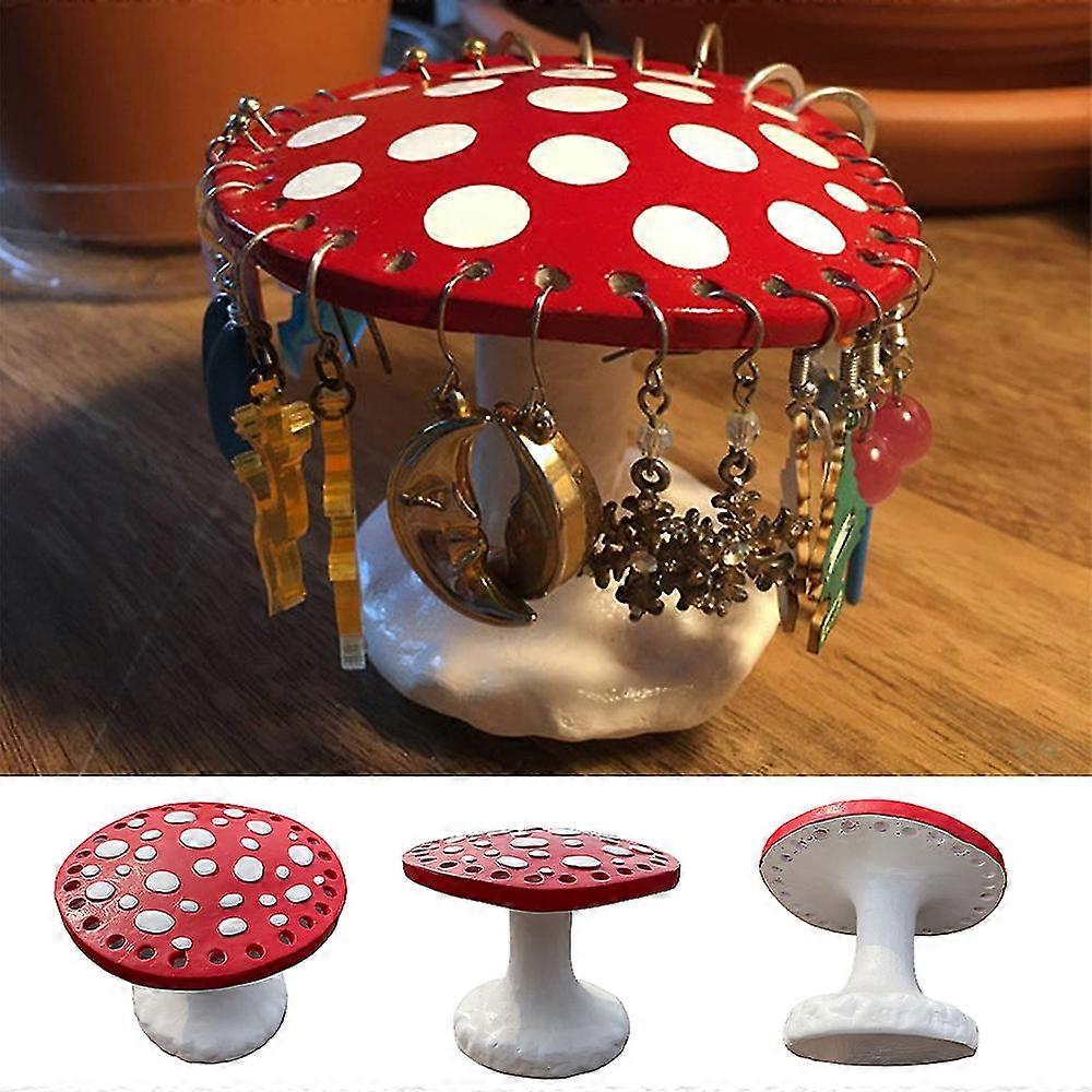 Mushroom Shape Earring Display Stand Holder Organizer Rack