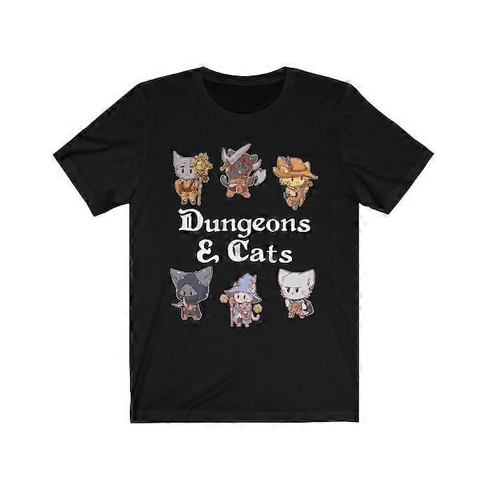 Dungeons & Cats T-Shirt Rpg Game Master Tabletop RPG Tabletop Games RPG Role Playing