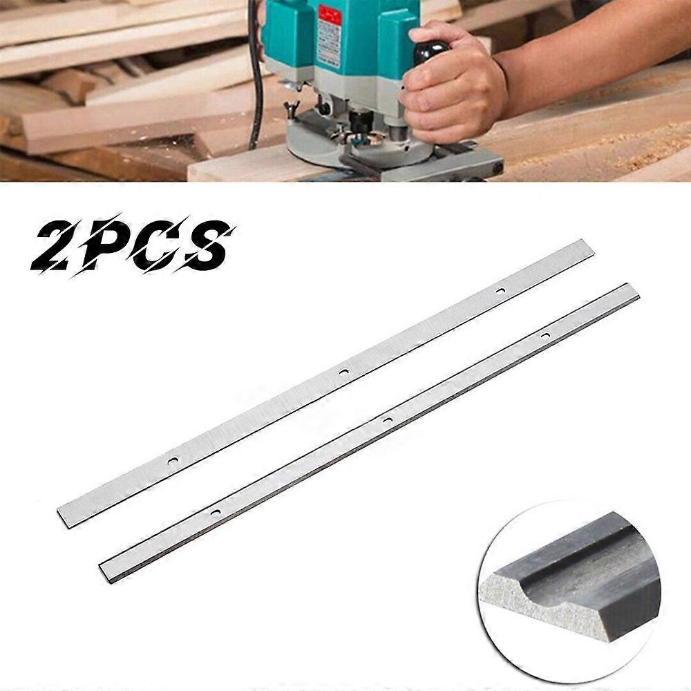 2Pcs 12-1/2'' Planer Blade For Triton TPT125, Delta TP305 TP400LS 22-565 22-560 Fixture Slot Woodworking Tool Router Table Tools