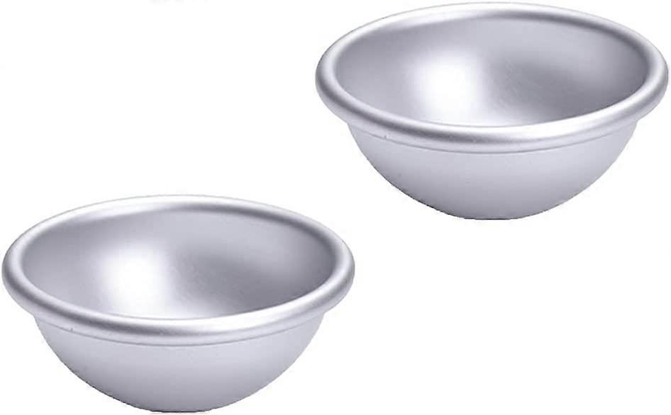 2 stk halvsirkelformet halvkule kakeform