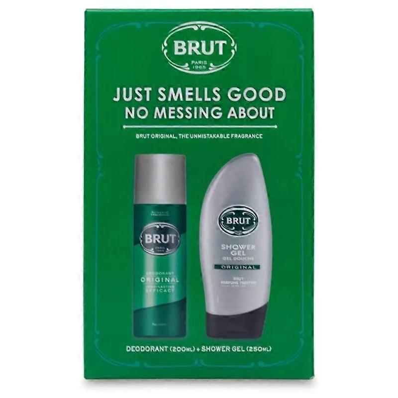Coffret Brut Original Déodorant 200ml + Gel Douche 250ml