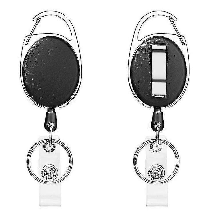 4pcs Retractable Id H Key Key Role Clip