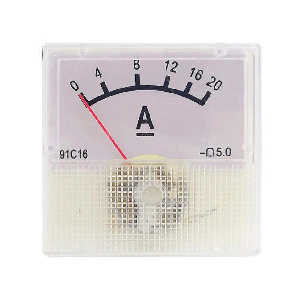 Ammeter for DC Analogue Current Meter Panel Mechanical Pointer Type for Industri