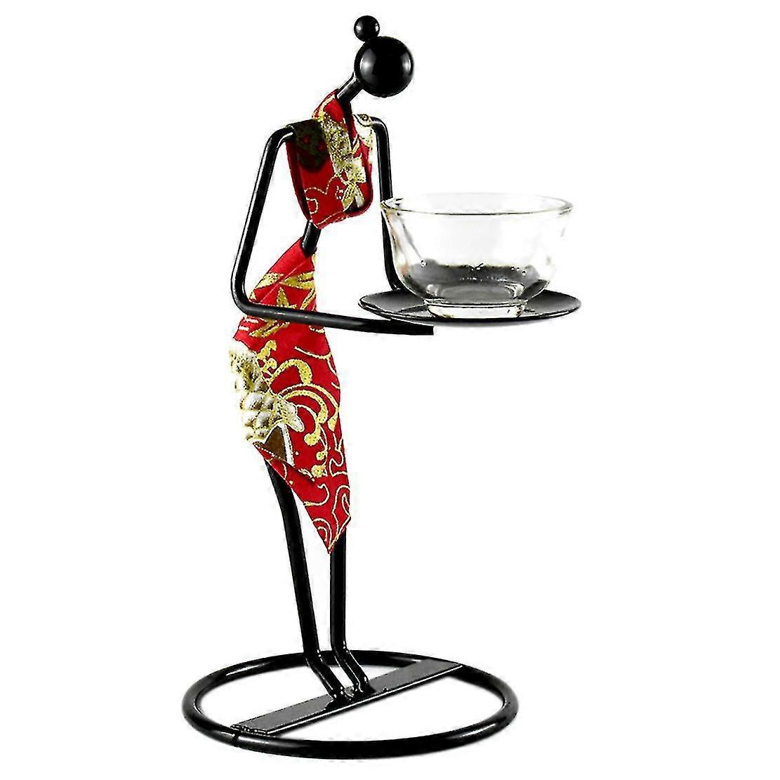 Creative Figure, Tea Set, Chinese Etiquette, Red (hands)