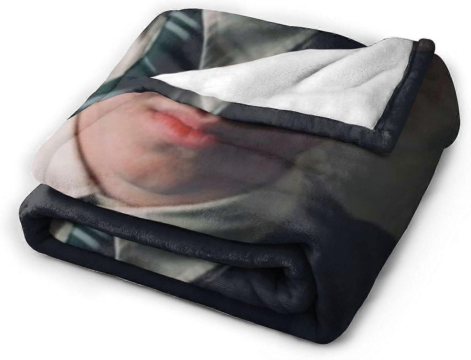 Tom Felton Filt Ultramjuk Flanellfilt 3D-tryck Fluffig plysch filt Sängkläder Dekor Kasta Filt för vardagsrum Sovrum Sovsal Dekor (3Storlekar)-c3