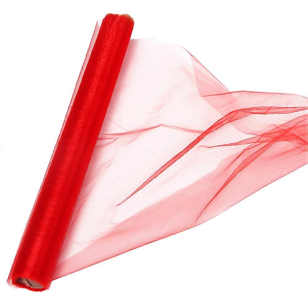 Wedding Table Runner Gauze Roll Mesh Ribbon Gift Wrapping Tulle Sheer Table Runner